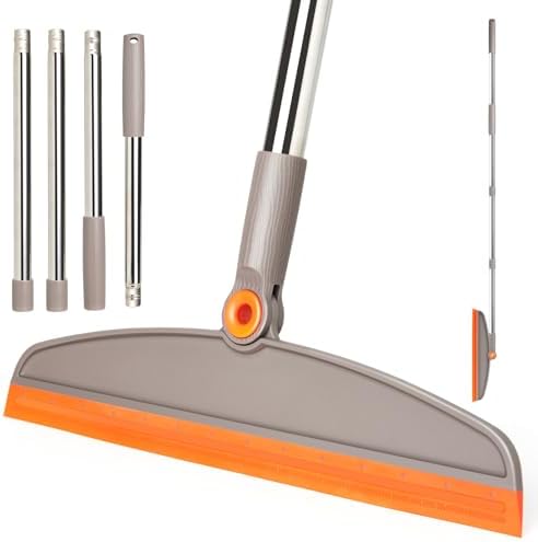 XXFLOWER Silicone Air Broom with Adjustable Squeegee