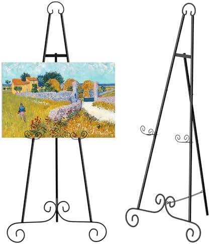 Nandae 46 H Metal Scroll Display Easel