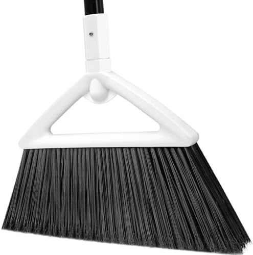 Heavy-Duty Angle Broom for Indoor and Outdoor Cleaning
