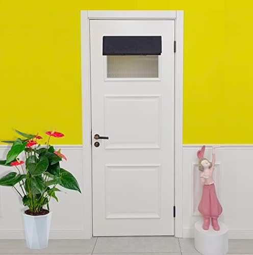 E-HAO French Front Door Curtain Panel Gray