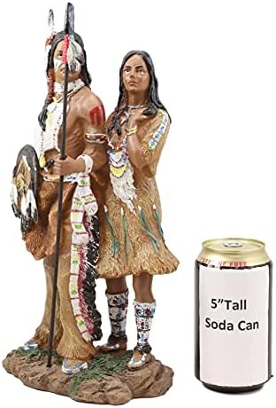 Ebros Gift Tribal Native American Warrior Wife Statue 125 Tall