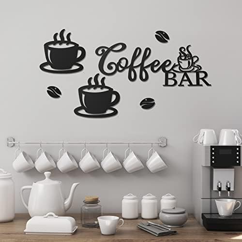 Ferraycle Rustic Metal Coffee Bar Sign Decor
