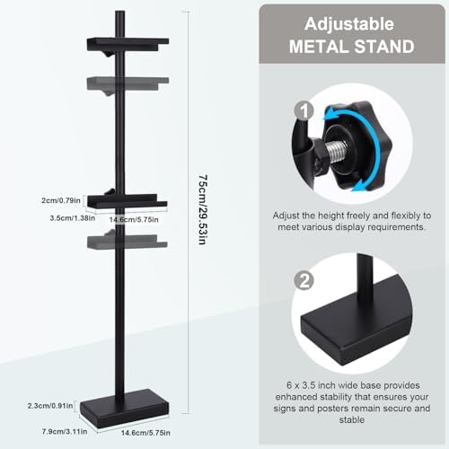 29 Heavy Duty Adjustable Metal Easel Stand