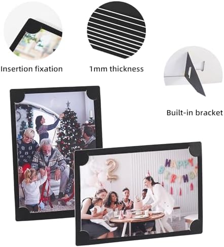 HOTUO 4x6 Paper Frames Set of 10 with Easel 1