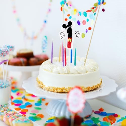 Mouse 1st Birthday Candle Decor Set 1