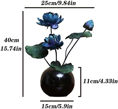 Artificial Flowers Bouquet Zen Lotus Living Room Decoration