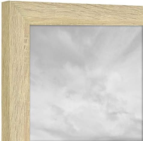 MCS 8x8 Picture Frame Natural Woodgrain 4-Pack