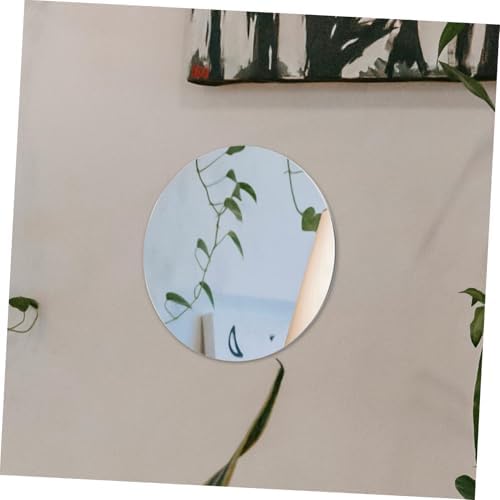 ZUNOXAZ Round Acrylic Mirror for Modern Wall Decor
