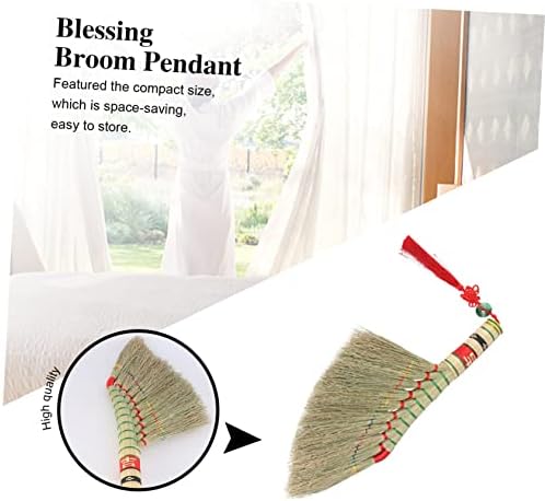 Minkissy 1pc Compact Sorghum Bed Broom Multi-Purpose Cleaning Tool