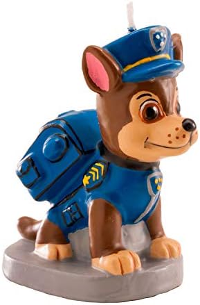 Dekora 346170 PAT PATROUILLE 3D Blue Candle Figurine 1