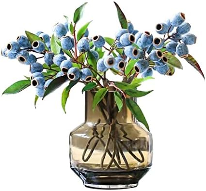 Lifelike Artificial Flowers Set with PE Materials Blue 23cm