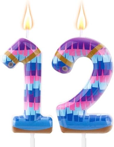 SAVITA Video Game Birthday Candles Set of 12