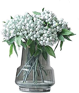 Lifelike Artificial Berry Bouquet with Vase