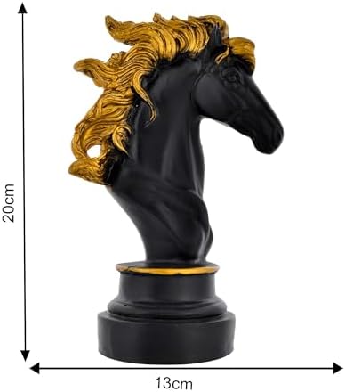Craftique Soul Horse Face Antique Sculpture Art Decor Showpiece