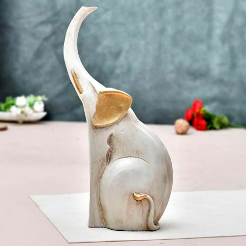 Handcrafted Resin Elephant Statue for Home Decor