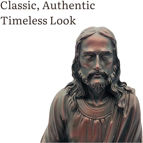The Peace of Christ 10 Bronze Statue - Meditation Decor