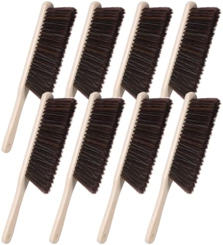 8 Pieces Wooden Dust Brush Hand Broom for Cleaning