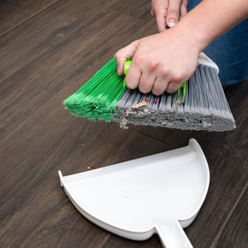 TNLOJI Precision Angle Broom and Dust Pan Set