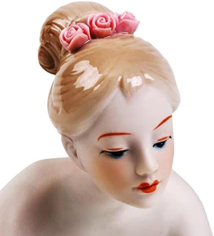 MTME Porcelain Ballet Sculpture Statue Home Decor