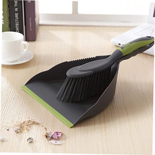 CALLARON 1Set Compact Broom with Mini Dustpan for Desktop and Car Cleaning