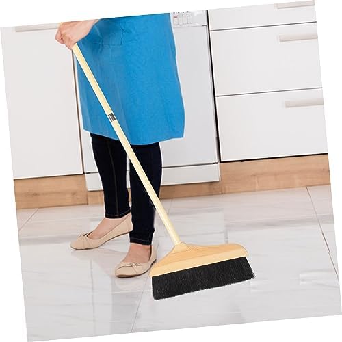 Ipetboom 28C Push Broom with Long Handle and Angled Bristles