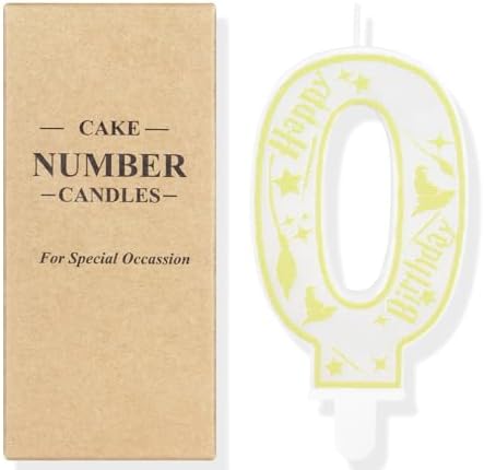 Hongplus Wizard Birthday Candles Number 9 Cake Topper Decoration