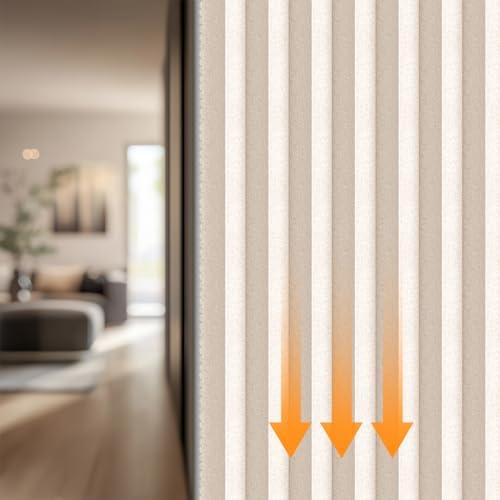 AJAZZ Biscotti Beige Door Curtain 44W x 78L