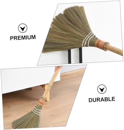 Beaupretty Handcrafted Bamboo Brush Broom