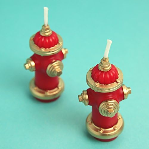 iLikePar Birthday Candle Fire Hydrant Cake Topper