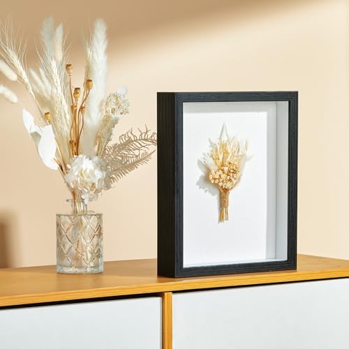 MUXIUNT 11x14 Shadow Box with Linen Foam Back