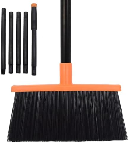 Xifando Heavy-Duty Angle Broom with 56 Steel Handle