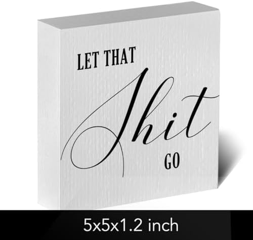 ENGVZ Rustic Bathroom Signs Funny Decor
