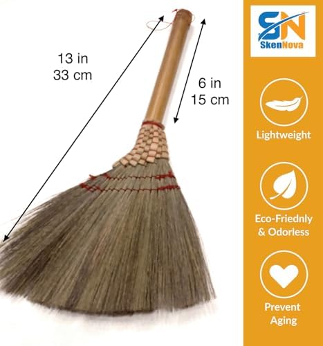 13 Inch Handmade Duster Brush Broom - Eco-Friendly and Versatile