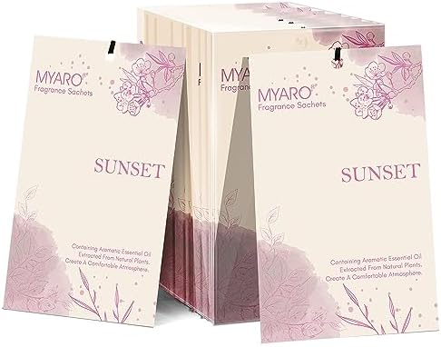 MYARO 12 Pack Scented Sachets for Closet and Drawer