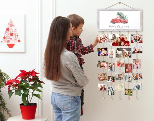 Tiblue Christmas Card Holder Wall Decor Frame 1