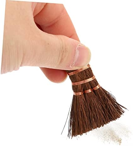 CLISPEED 4pcs Hand Broom for Tea Ceremony and Dustpan Cleaning Tool