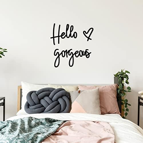 Blulu Hello Gorgeous 3D Wooden Wall Art Set