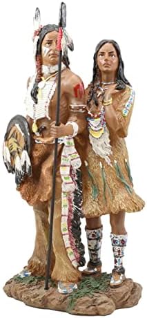Ebros Gift Tribal Native American Warrior Wife Statue 125 Tall