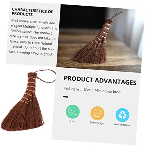 COLLBATH 1Pc Hand Broom for Small Spaces