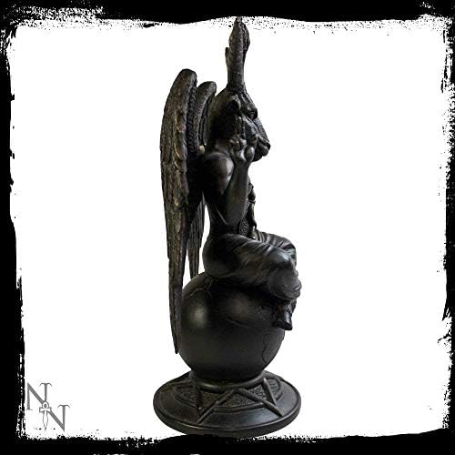 Baphomet Horned Goat Solve et Coagula Statue 10 Inch