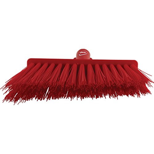 AS ONE Vikan 29144 Push Broom Red 11 Inch