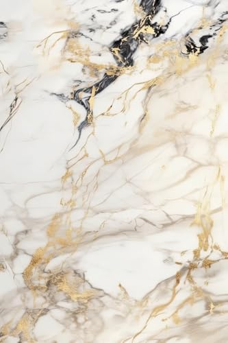 White Abstract Marble 8x10 Area Rug with Gold and Gray Veins 1