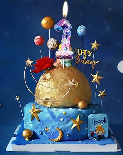 iNINGER Birthday Candles with Space Themes 1