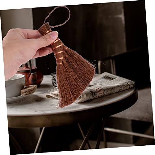 1Pc Hand Broom Natural Palm Design Lightweight for Small Spaces