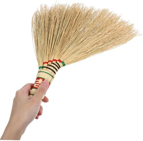 CALLARON Handwoven Mini Broom for Home Cleaning