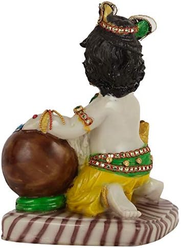 TIED RIBBONS 7 In Baby Krishna Statue Sculpture