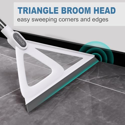 RONSUNG Rubber Squeegee Broom - Gray