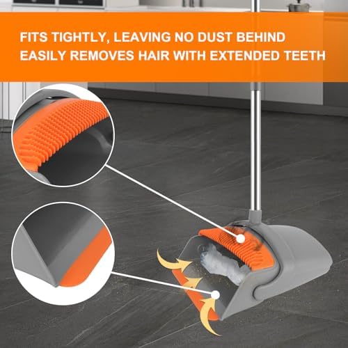 UDUK Broom and Dustpan Combo Set 51 Long Handle