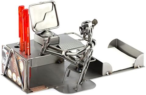 Steelman24 Nuts and Bolts Sculpture - Unique Office Home Decor Gift