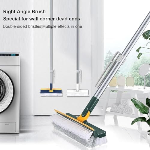 51 Adjustable Push Broom with Scraper